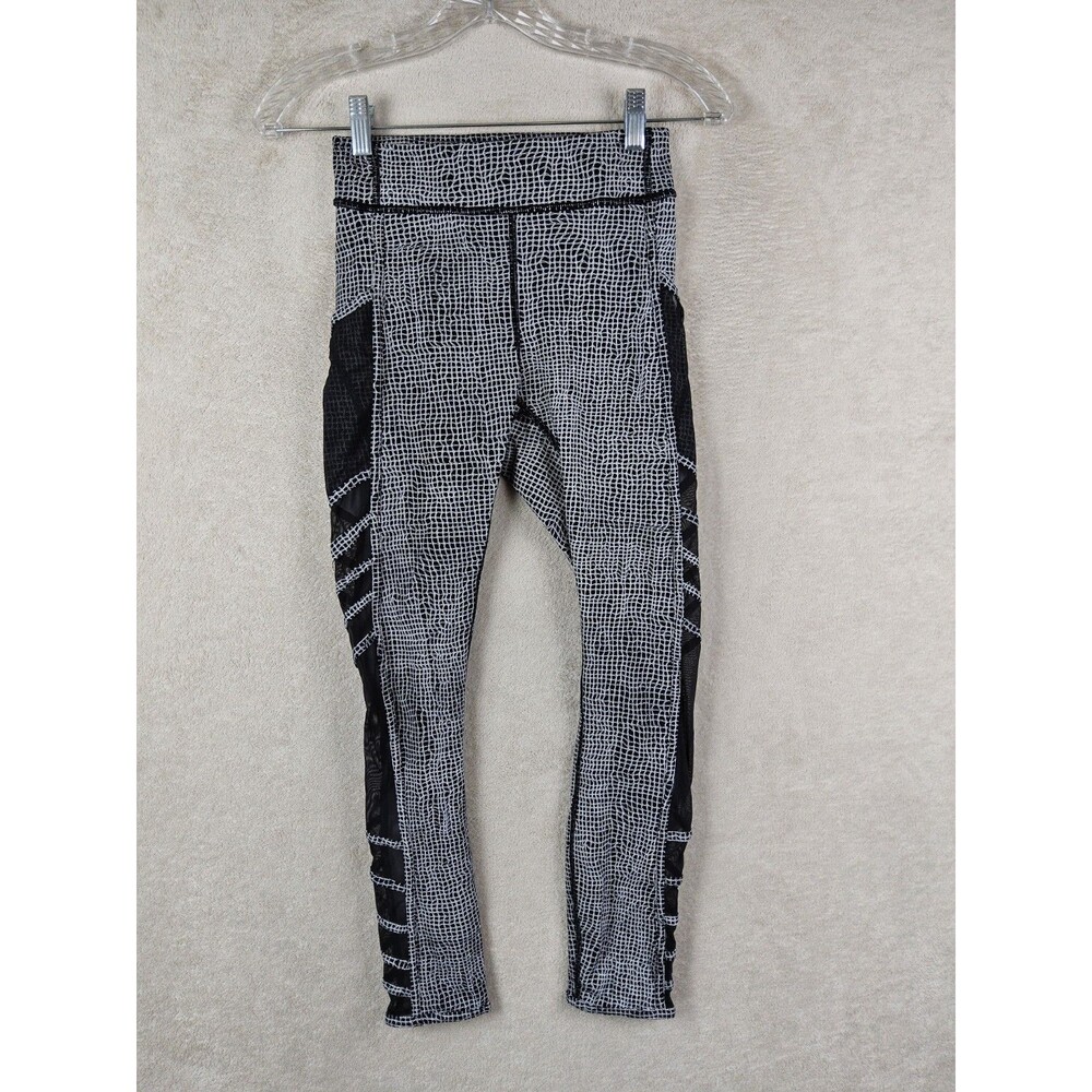 Lululemon Women’s Patterned Sheer Side Athletic Leggings Size 4